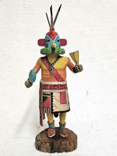 Native American Hopi Carved Chicken Katsina Doll