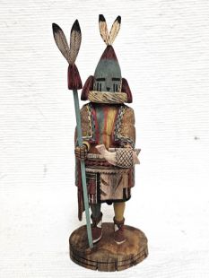 Native American Hopi Carved Aholi Priest Kachina (Katsina) Doll