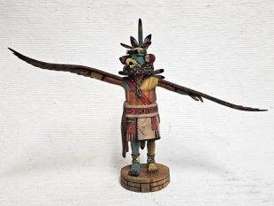 Native American Hopi Carved Eagle Great Spirit Kachina Doll (Katsina Doll)