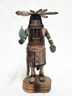 Native American Hopi Carved Turtle Kachina Doll (Katsina Doll)