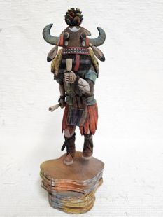 Native American Hopi Carved Hu Whipper Katsina Doll