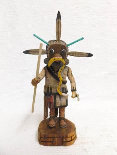 Native American Hopi Carved Saviki Chief Katsina Doll