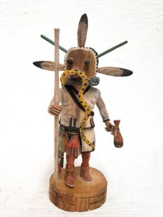 Native American Hopi Carved Saviki Chief Katsina Doll