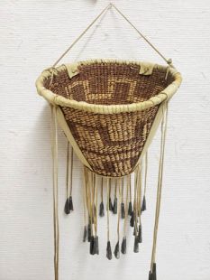 Native American Apache Made Burden Basket
