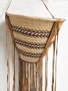 Native American Apache Made Burden Basket
