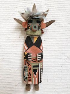 Old Style Hopi Carved Morning Singer Traditional Katsina Doll 