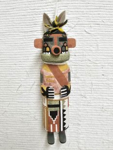 Old Style Hopi Carved Heheya Traditional Messenger Kachina Doll (Katsina Doll)