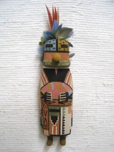 Old Style Hopi Carved Tobacco Flower Traditional Katsina Doll
