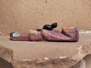 Zuni Carved Otter Fetish with Pup