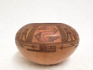 Native American Hopi Handbuilt Handpainted Traditional Bowl