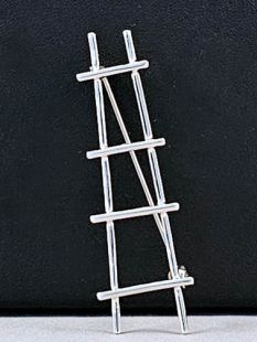 Native American Zuni Made Kiva Ladder Pin
