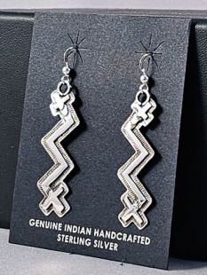 Native American Zuni Made Earrings 