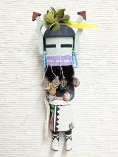 Old Style Hopi Carved Lightning Traditional Rain Dancer Katsina Doll