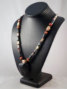 Native American Apache Made Necklace with Natural Stones