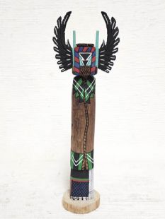 Native American Hopi Carved Crow Mother Katsina Sculpture