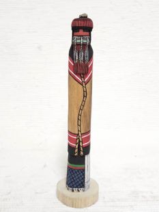 Native American Hopi Carved Longhair Redbeard Katsina Sculpture