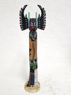 Native American Hopi Carved Crow Mother Katsina Sculpture
