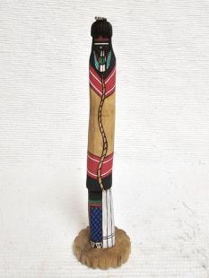 Native American Hopi Carved Spider Woman Weaver Katsina Sculpture