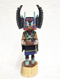 Native American Hopi Carved Crow Mother Kachina Doll (Katsina Doll)