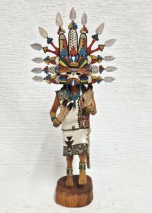 Native American Hopi Carved Butterfly Maiden Dancer Katsina Doll