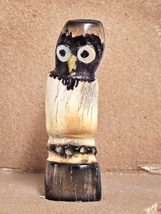 00Zuni Carved Owl Fetishes - 00B