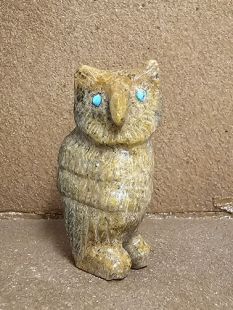 Zuni Carved Owl Fetish 