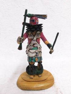 Native American Hopi Carved Zuni Sipikne Guard Katsina Doll