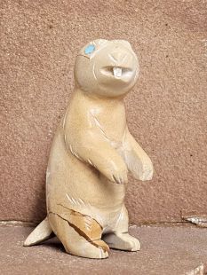 Zuni Carved Groundhog Fetish