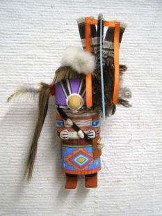 Old Style Hopi Carved Small River Traditional Water Katsina Doll