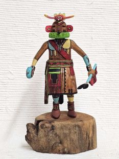 Native American Hopi Carved Hummingbird Kachina Doll (Katsina Doll)