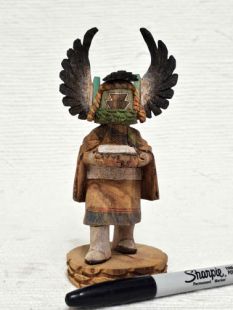 Native American Hopi Carved Crow Mother Katsina Doll