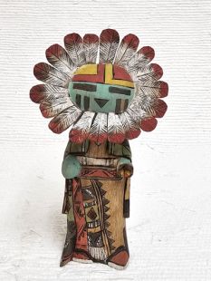 Native American Hopi Carved Sunface Katsina Sculpture