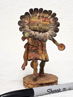 Native American Hopi Carved Sunface Katsina Doll
