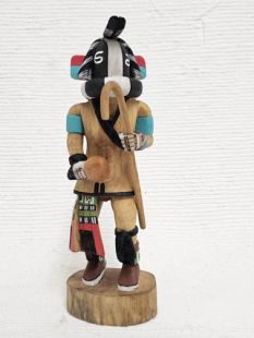 Native American Hopi Carved Kokopelli Fertility Katsina Doll