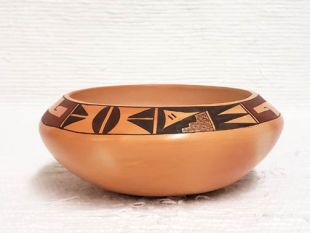 Native American Hopi Handbuilt and Handpainted Traditional Bowl