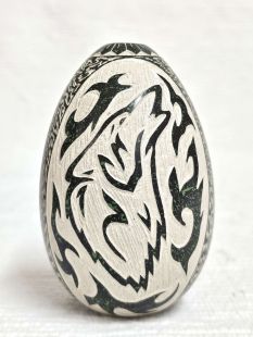 Mata Ortiz Handbuilt and Handetched Pot with Wildlife