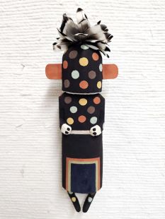 Old Style Hopi Carved Firewalker Traditional Germination Kachina Doll (Katsina Doll)