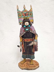 Native American Hopi Carved Butterfly Maiden Dancer Kachina Doll (Katsina Doll)