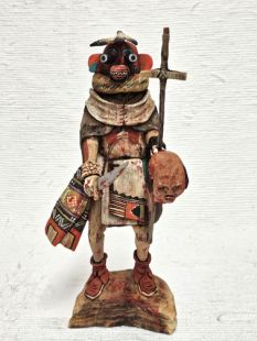 Native American Hopi Carved Priest Killer Kachina Doll (Katsina Doll)