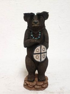 Native American Hopi Carved Bear Powerful Healer