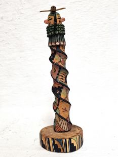 Native American Hopi Carved Hummingbird Katsina Sculpture