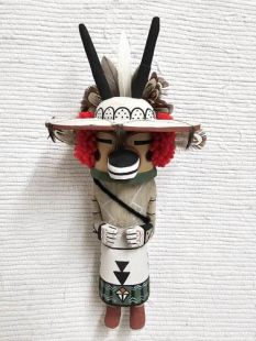 Old Style Hopi Carved Antelope Traditional Katsina Doll