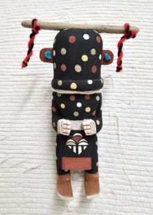 Old Style Hopi Carved Firewalker Traditional Germination Katsina Doll