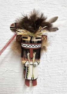 Old Style Hopi Carved Hillili Traditional Guard Katsina Doll