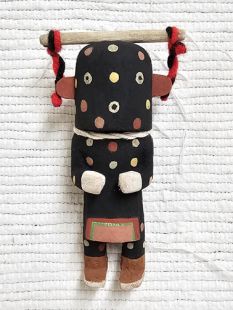 Old Style Hopi Carved Firewalker Traditional Germination Kachina Doll (Katsina Doll)