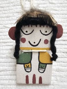 Old Style Hopi Carved Grandmother Traditional Kachina Doll (Katsina Doll) Ornament