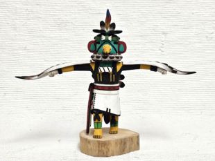 Native American Hopi Carved Eagle Great Spirit Kachina Doll (Katsina Doll)