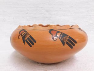 Native American Hopi Handbuilt and Handpainted Traditional Bowl