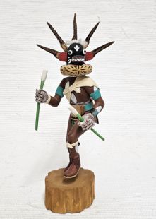Native American Hopi Carved Ogre Disciplinarian Katsina Doll