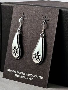 Native American Hopi Made Turtle Earrings 